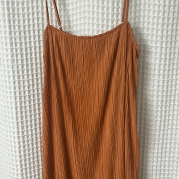 Madewell Goldie Dress In Plisse Sunset Haze Women’s Size 0 - Picture 7 of 13